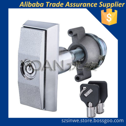 Popular T-handle vending machine lock with tubular key